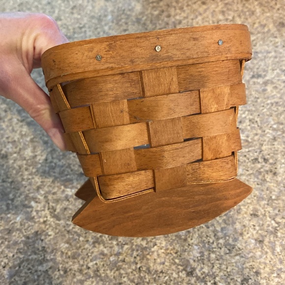 Longaberger Cradle Rocker Handmade Basket - Picture 5 of 17